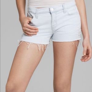 J Brand Cut Off Short Addicted Light Wash Distressed Size 28